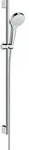 hansgrohe Croma Select S Brauseset Vario EcoSmart mit Brausestange 90 cm, wei&szlig;/