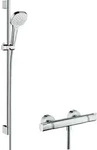 hansgrohe Croma Select E Brausesystem Aufputz Vario mit Ecostat Comfort Thermostat
