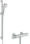 hansgrohe Croma Select S Brausesystem Aufputz Vario mit Ecostat Comfort Thermostat