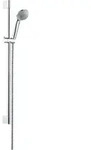 hansgrohe Crometta 85 Brauseset Mono Green mit Brausestange 65 cm, chrom, 27652000