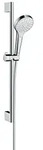 hansgrohe Croma Select S Brauseset 1-jet mit Brausestange 65 cm, wei&szlig;/ chrom,