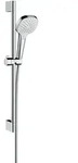 hansgrohe Croma Select E Brauseset Vario EcoSmart mit Brausestange 65 cm, wei&szlig;/