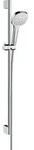 hansgrohe Croma Select E Brauseset Multi EcoSmart mit Brausestange 90 cm, wei&szlig;/