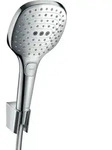 hansgrohe Raindance Select E Brausehalterset 120 3-jet mit Brauseschlauch 160 cm,