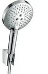 hansgrohe Raindance Select S Brausehalterset 120 3-jet mit Brauseschlauch 160 cm,