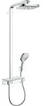 hansgrohe Raindance Select E Showerpipe 2-jet, mit Thermostat ShowerTablet Select