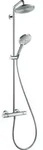 hansgrohe Raindance Select S 240 1-jet Showerpipe, mit Wannenthermostat, chrom,