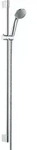 hansgrohe Crometta 85 Brauseset Mono mit Brausestange 90 cm, chrom, 27729000