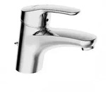 HANSA HANSAMIX Waschtischarmatur, mit Ablaufgarnitur, mit Wasserbremse, Ausladung: