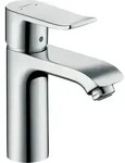 hansgrohe Metris Einhebel-Waschtischmischer 110 mit Zugstangen-Ablaufgarnitur,
