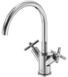 Steinberg Serie 250 Waschtischarmatur, schwenkbar, Zweigriff, mit Ablaufgarnitur,