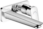 hansgrohe Logis Waschtischmischer, Unterputz, Ausladung 195mm, unverschlie&szlig;bare