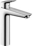 hansgrohe Logis Waschtischmischer, ComfortZone190, ohne Ablaufgarnitur, Ausladung