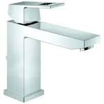 Grohe Eurocube Einhand-Waschtischbatterie, M-Size, Zugstangen-Ablaufgarnitur,