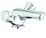 GROHE Costa Waschtisch-Einlochbatterie, Ausladung 100mm, Zweigriff, Gussauslauf,