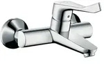 hansgrohe Focus Waschtischmischer, Aufputz, extra langer Griff 121mm, Ausladung