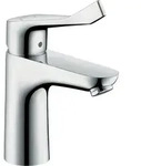 hansgrohe Focus Waschtischmischer, extra langer Griff, ComfortZone100, Ausladung