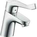 hansgrohe Focus Waschtischmischer, extra langer Griff, ComfortZone70, Ausladung