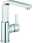 KLUDI ZENTA Waschtisch-Einhandmischer, Auslaufh&ouml;he 220mm, schwenkbar, ohne