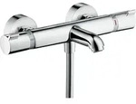 hansgrohe Ecostat Wannenthermostat Comfort Aufputz, 13114000, Farbe: Chrom