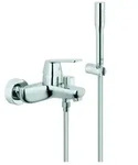 Grohe Eurosmart Cosmopolitan Einhand-Wannenbatterie, Aufputzmontage, Ausladung 163mm,