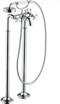 hansgrohe AXOR Montreux 2-Griff-Wannenarmatur freistehend, 16547000, Farbe:...