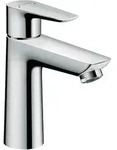 hansgrohe Talis E Einhebel Waschtischmischer 110, Push-Open Ablaufgarnitur, Ausladung