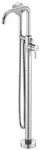 Steinberg Serie 100 Wannenarmatur, freistehende Zweigriff-Armatur, Ausladung...