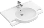 Villeroy & Boch ViCare Waschtisch, 1 Hahnloch, ohne &Uuml;berlauf, ungeschliffen,