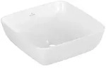 Villeroy & Boch Artis Aufsatzwaschbecken, quadrat, ohne &Uuml;berlauf, 410x410mm,