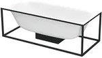 BetteLux Shape Rechteck-Badewanne freistehend, 2 R&uuml;ckenschr&auml;gen,...