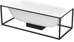 BetteLux Shape Rechteck-Badewanne freistehend, 2 R&uuml;ckenschr&auml;gen, 1800x800x450mm,