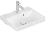 Villeroy & Boch Avento Handwaschbecken, 1 Hahnloch, mit &Uuml;berlauf, 450x370mm,