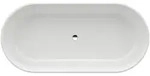 LAUFEN Badewanne VAL 1600x750x520mm, freistehend oval wei&szlig;, H2302820000001