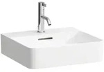 LAUFEN VAL Aufsatzwaschtisch, 1 Hahnloch, mit &Uuml;berlauf, US geschl. 450x420mm,