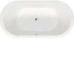 Duravit Starck Oval-Badewanne, freistehend, 2 R&uuml;ckenschr&auml;gen,...