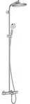 hansgrohe Crometta S Showerpipe 240 1-jet mit Wannenthermostat, chrom, 27320000