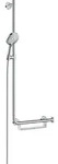 hansgrohe Raindance Select S Brauseset 120 3-jet mit Brausestange 110 cm links,