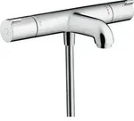 hansgrohe Ecostat Wannenthermostat 1001 CL, Aufputz, Ausladung 182mm, 2 Verbraucher,