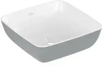 Villeroy & Boch Artis Aufsatzwaschbecken, quadrat, ohne &Uuml;berlauf, 410x410mm,