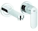 Grohe Eurosmart Cosmopolitan 2-Loch-Waschtischbatterie, Fertigmontageset,