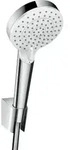 hansgrohe Crometta Brausehalterset Vario EcoSmart mit Brauseschlauch 125 cm, wei&szlig;/