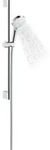 hansgrohe Crometta Brauseset Vario EcoSmart mit Brausestange 65 cm, wei&szlig;/ chrom,