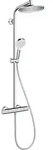 hansgrohe Crometta S Showerpipe 240 1-jet EcoSmart mit Thermostat, chrom, 27268000