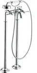 hansgrohe AXOR Montreux 2-Griff-Wannenarmatur, Hebelgriffe, freistehend,...
