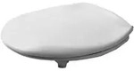 Duravit WC-Sitz Architec mit Winkelpuffern, Scharniere Edelstahl, 0062810000