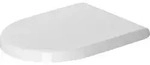 Duravit WC-Sitz Starck 3 mit SoftClose Scharniere Edelstahl, wei&szlig;, 0063890000