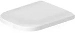 Duravit WC-Sitz Happy D.2 mit SoftClose Scharniere Edelstahl, mit Absenkautomatik,