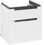Villeroy & Boch Subway 2.0 Waschtischunterschrank, 2 Ausz&uuml;ge, Waschbecken mittig,