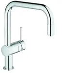 GROHE Minta Einhand-Sp&uuml;ltischarmatur, Ausladung 223mm, U-Auslauf, schwenkbar,